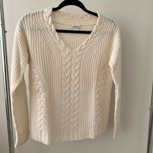 Club Monaco braided cashmere sweater
